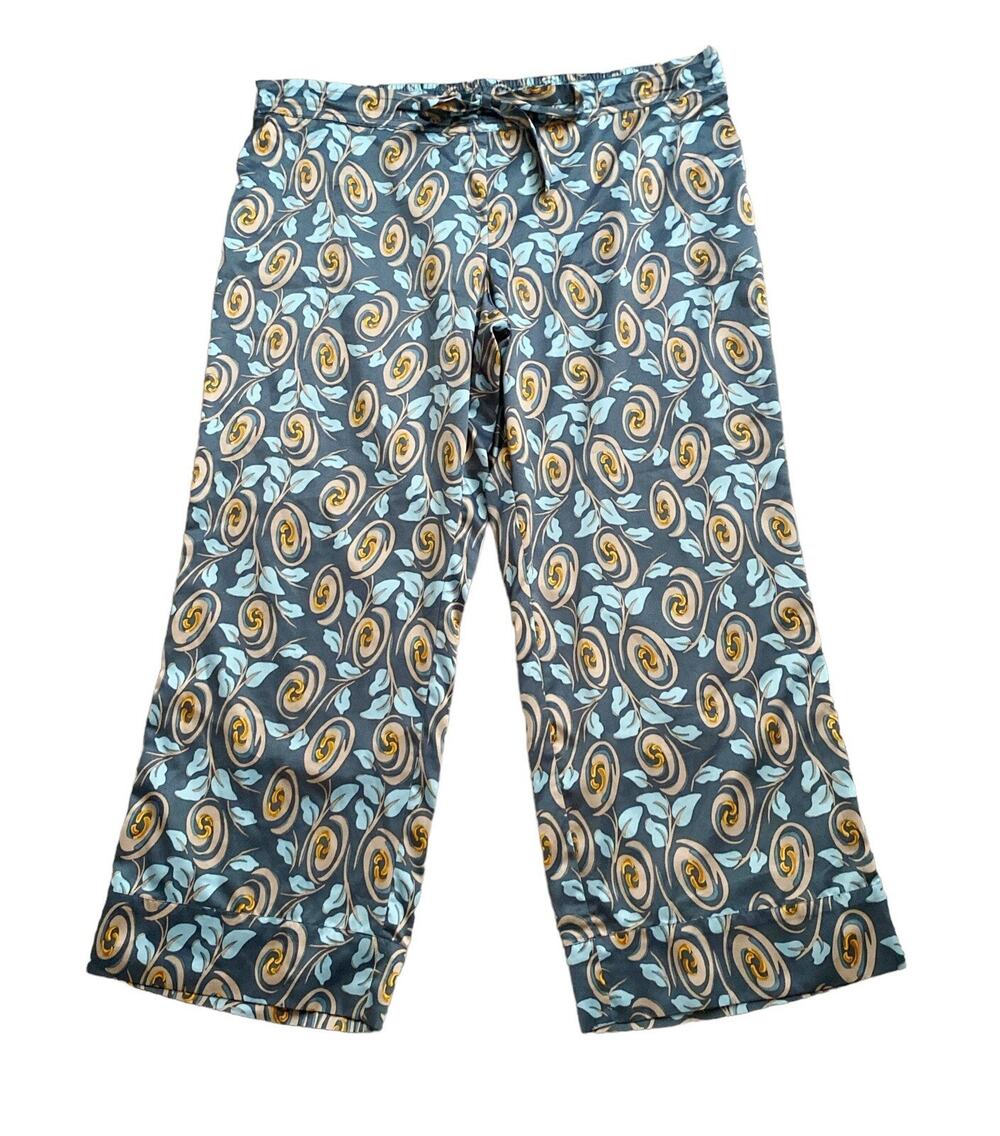 New York & Company Lounge Pants Womens XL Floral Print Pull On Boho Pajama